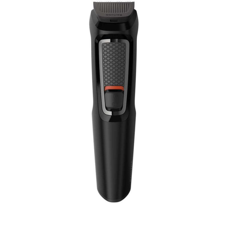Машинка для стрижки Philips MG3720/15, Black, грумінг-набір 9в1, для волосся/бороди/вух/носа, 6 насадок, 9 установок довжини, акумулятор (MG3720/15)