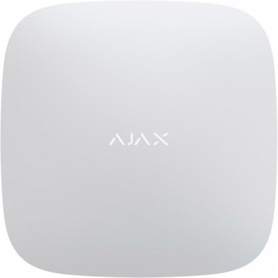Централь Ajax Hub 2, White, GSM 2G/Ethernet, з підтримкою датчиків з фотофіксацією, до 100 пристроїв, до 50 користувачів, віддалена настройка, 163х163х36 мм, 362 г