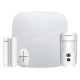 Комплект охоронної системи Ajax StarterKit Cam, White, GSM/Ethernet, централь Hub 2, бездротовий датчик руху, бездротовий датчик відкриття дверей, брелок управління