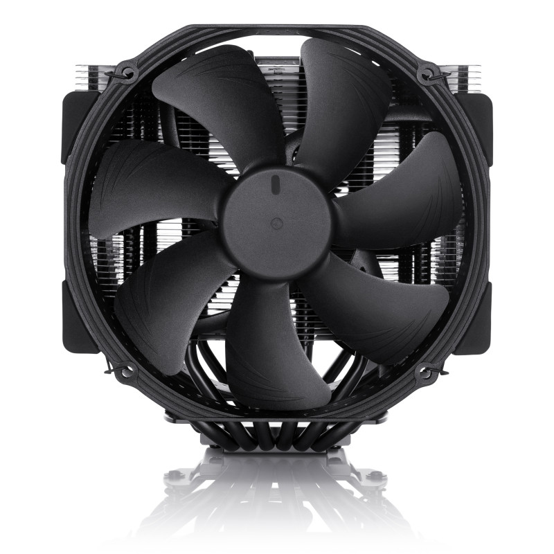 Кулер для процесора Noctua NH-D15 chromax.black, алюміній/мідь, 2x140 мм, для Intel 115x/1200/1366/2011/2066, AMD AMx/FMx, до 180 Вт