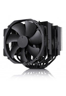 Кулер для процесора Noctua NH-D15 chromax.black, алюміній/мідь, 2x140 мм, для Intel 115x/1200/1366/2011/2066, AMD AMx/FMx, до 180 Вт