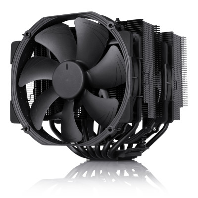Кулер для процесора Noctua NH-D15 chromax.black, алюміній/мідь, 2x140 мм, для Intel 115x/1200/1366/2011/2066, AMD AMx/FMx, до 180 Вт