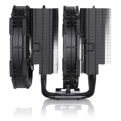Кулер для процесора Noctua NH-D15 chromax.black, алюміній/мідь, 2x140 мм, для Intel 115x/1200/1366/2011/2066, AMD AMx/FMx, до 180 Вт