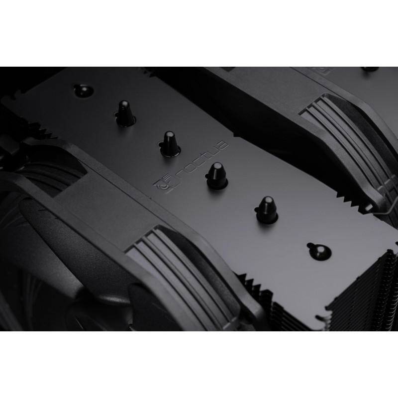 Кулер для процесора Noctua NH-D15 chromax.black, алюміній/мідь, 2x140 мм, для Intel 115x/1200/1366/2011/2066, AMD AMx/FMx, до 180 Вт