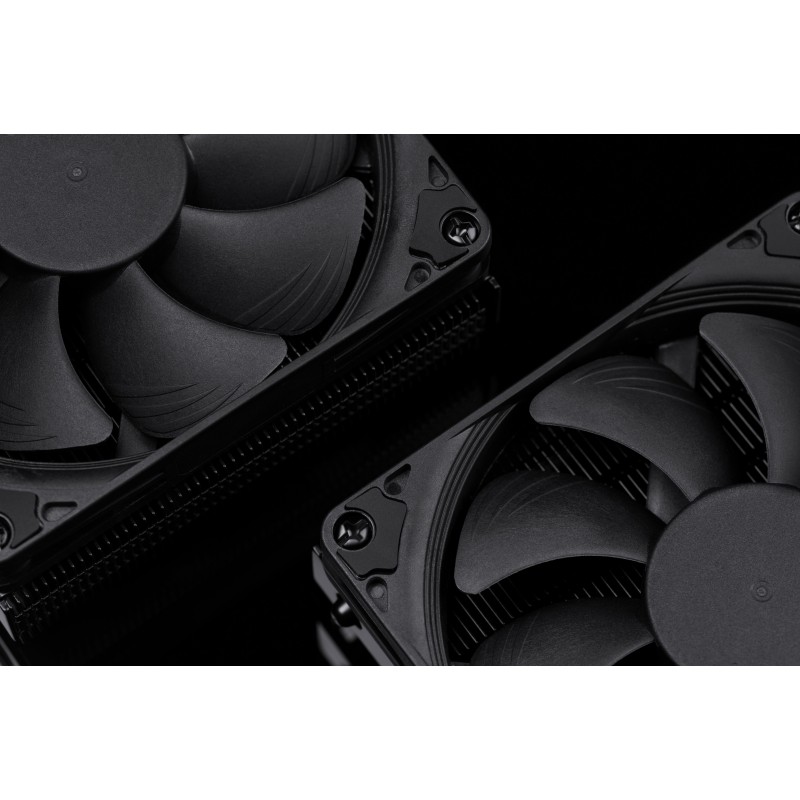 Кулер для процесора Noctua NH-L9i chromax.black, алюміній, 1x92 мм, для Intel 115x/1200