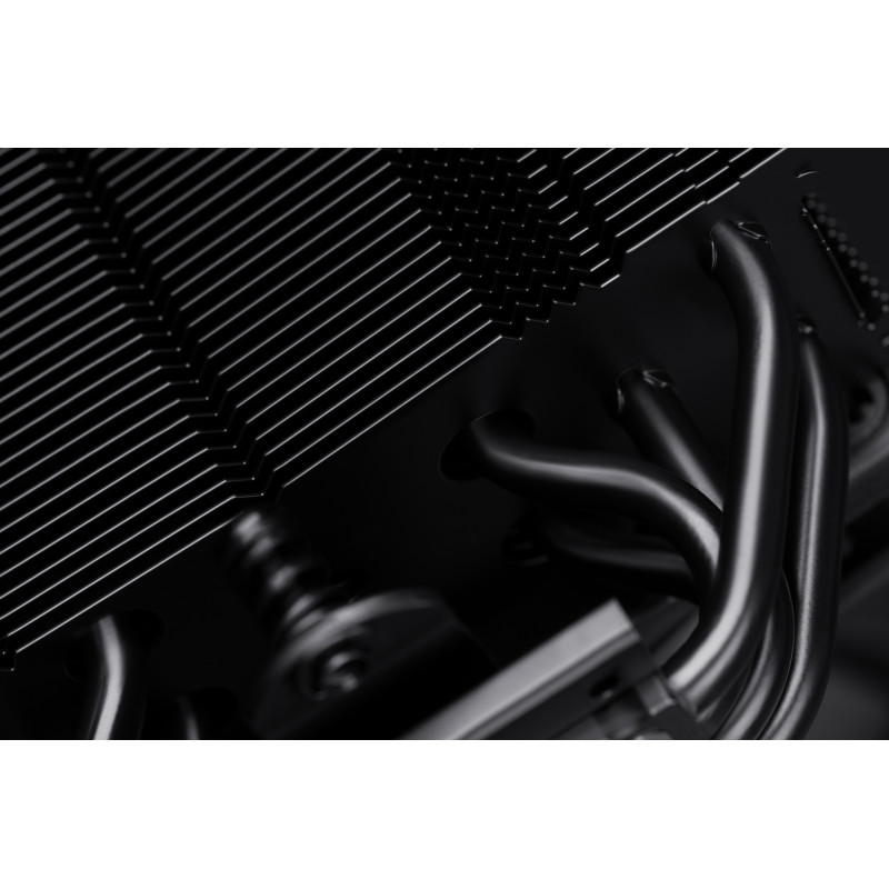 Кулер для процесора Noctua NH-U12S chromax.black, алюміній/мідь, 1x120 мм, для Intel LGA1851, 1700, 1200, 1150, 1151, 1155, 1156, AMD AMx/FMx, до 130 Вт