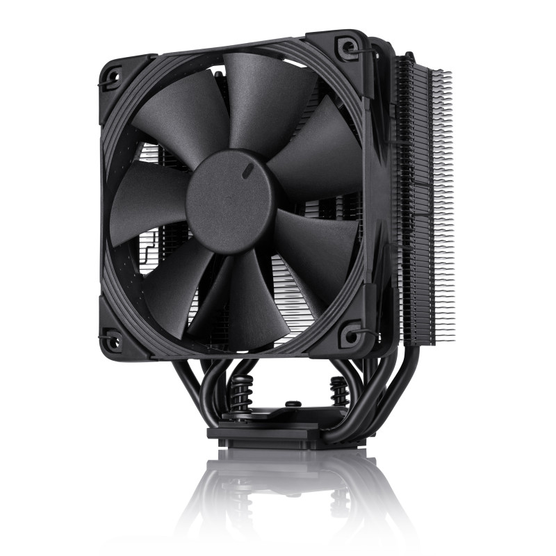 Кулер для процесора Noctua NH-U12S chromax.black, алюміній/мідь, 1x120 мм, для Intel LGA1851, 1700, 1200, 1150, 1151, 1155, 1156, AMD AMx/FMx, до 130 Вт