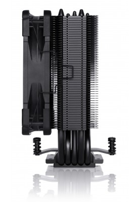 Кулер для процесора Noctua NH-U12S chromax.black, алюміній/мідь, 1x120 мм, для Intel 115x/1200/1700/2011/2066, AMD AMx/FMx, до 130 Вт