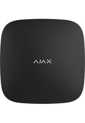Централь Ajax Hub Plus, Black, GSM 3G/Ethernet/WiFi, до 150 пристроїв, до 99 користувачів, віддалене налаштування, 163х163х36 мм, 350 г