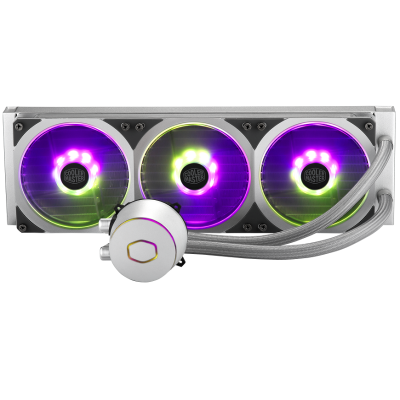 Система рідинного охолодження Cooler Master MasterLiquid ML360P Silver Edition, рідинне охолодження, алюміній, для Intel 2066/2011-v3/2011/1151/1150/1155/1156/1366/775, AMD TR4/AM4/AM3+/AM3/AM2+/AM2/FM2+/FM2/FM1 (MLY-D36M-A18PA-R1)