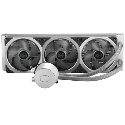 Система рідинного охолодження Cooler Master MasterLiquid ML360P Silver Edition, рідинне охолодження, алюміній, для Intel 2066/2011-v3/2011/1151/1150/1155/1156/1366/775, AMD TR4/AM4/AM3+/AM3/AM2+/AM2/FM2+/FM2/FM1 (MLY-D36M-A18PA-R1)