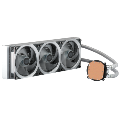 Система рідинного охолодження Cooler Master MasterLiquid ML360P Silver Edition, рідинне охолодження, алюміній, для Intel 2066/2011-v3/2011/1151/1150/1155/1156/1366/775, AMD TR4/AM4/AM3+/AM3/AM2+/AM2/FM2+/FM2/FM1 (MLY-D36M-A18PA-R1)