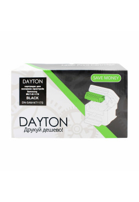 Картридж Samsung MLT-D117S, Black, SCX-4650N/4655FN, 2500 стор, Dayton (DN-SAM-NT117S)