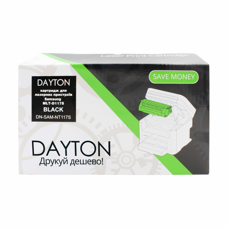 Картридж Samsung MLT-D117S, Black, SCX-4650N/4655FN, 2500 стор, Dayton (DN-SAM-NT117S)