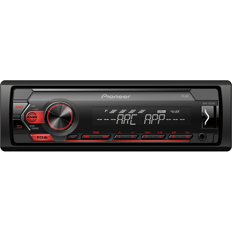 Автомагнітола Pioneer MVH-S120UBA, USB, 1 Din (MVH-S120UBA)