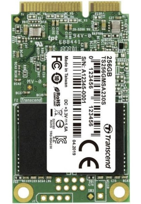 Твердотільний накопичувач mSATA 256Gb, Transcend 230S, 3D TLC, 530/400 MB/s (TS256GMSA230S)