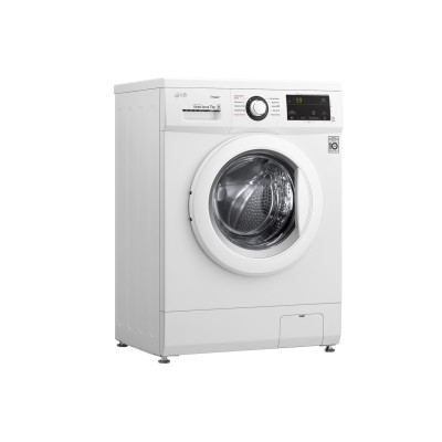 Пральна машина LG F2J3HS0W White, 7кг, фронтальна, 44 л, 10 програм, швидкість віджиму 1200 об/хв, Клас енергоспоживання A+++, 85x60x44
