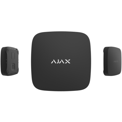 Бездротовий датчик протікання/затоплення Ajax LeaksProtect, Black, 2xAAA, IP65, 56x56x14 мм, 40 г