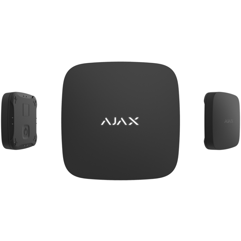 Бездротовий датчик протікання/затоплення Ajax LeaksProtect, Black, 2xAAA, IP65, 56x56x14 мм, 40 г