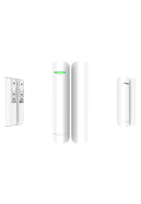 Бездротовий датчик відкриття дверей/вікна Ajax DoorProtect, White, 1xCR123A, 20x90 мм, 29 г