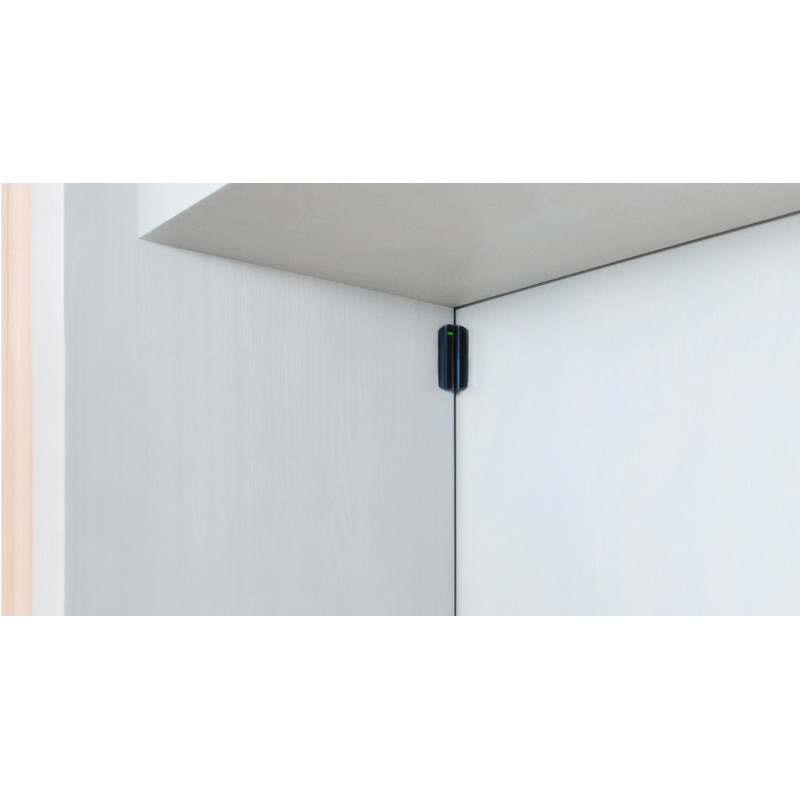 Бездротовий датчик відкриття дверей/вікна Ajax DoorProtect, Black, 1xCR123A, 20x90 мм, 29 г