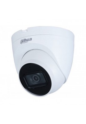 IP камера Dahua DH-IPC-HDW2230-AS-S2, White, 2Мп, 1/3" Progressive Scan CMOS, 1920×1080, f=2.8 мм, день/ніч, ІЧ підсвічування до 30 м, RJ45, через web-браузер, SD 256Gb, смартфон iOS/Android/Windows, 78х127