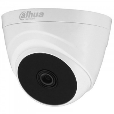Камера зовнішня HDCVI Dahua DH-HAC-T1A21P (3.6 мм), 2 Мп, 1/2.7" CMOS, 1080p/25 fps, 0.01 Lux, день/ніч, ІЧ підсвічування до 20 м, IP67, 85х69 мм
