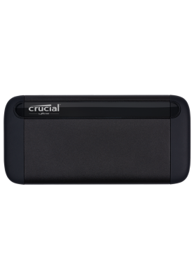 Зовнішній накопичувач SSD, 1Tb, Crucial X8, Black, USB 3.2 Gen.2, до 1050 MB/s (CT1000X8SSD9)