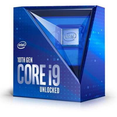 Процесор Intel Core i9 (LGA1200) i9-10900K, Box, 10x3.7 GHz (Turbo Boost 5.3 GHz), L3 20Mb, UHD Graphics 630 (1200 MHz), Comet Lake, 14 nm, TDP 95W, розблокований множник, система охолодження в комплекті не йде (BX8070110900K)