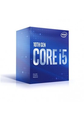 Процесор Intel Core i5 (LGA1200) i5-10400F, Box, 6x2.9 GHz (Turbo Boost 4.3 GHz), L3 12Mb, Comet Lake, 14 nm, TDP 65W (BX8070110400F)