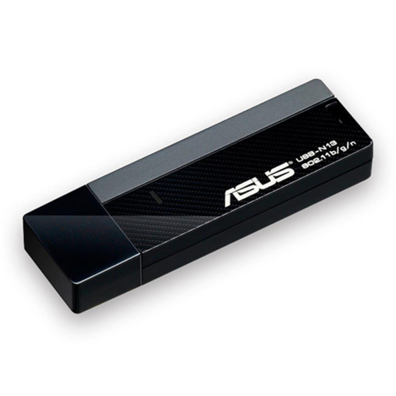 Мережевий адаптер Asus USB-N13, USB 2.0, Wi-Fi 802.11b/g/n, 2.4GHz, до 300 Mb/s