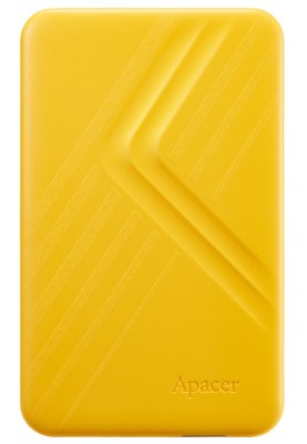 Зовнішній жорсткий диск 2Tb Apacer AC236, Yellow, 2.5", USB 3.1 (AP2TBAC236Y-1)