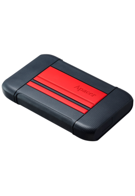 Зовнішній жорсткий диск 2Tb Apacer AC633, Black/Red, 2.5", USB 3.1 (AP2TBAC633R-1)