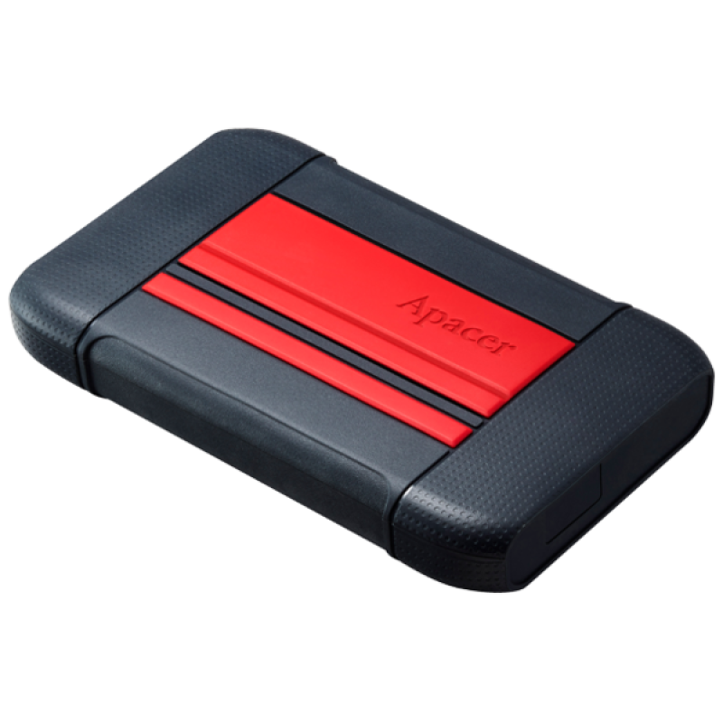 Зовнішній жорсткий диск 2Tb Apacer AC633, Black/Red, 2.5", USB 3.1 (AP2TBAC633R-1)