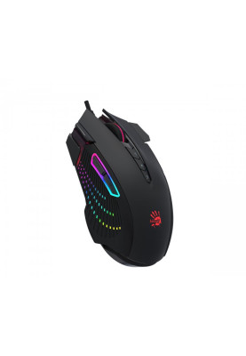 Миша A4Tech J90s Bloody Black, USB Activated, Extra Fire Button, 8000 CPI, RGB, 20M натискань