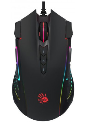 Миша A4Tech J90s Bloody Black, USB Activated, Extra Fire Button, 8000 CPI, RGB, 20M натискань