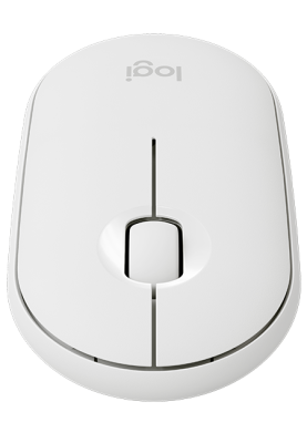 Миша бездротова Logitech Pebble M350, Off-white, Bluetooth/2.4GHz, оптична, 1000 dpi, 3 кнопки, 1xAA (910-005716)