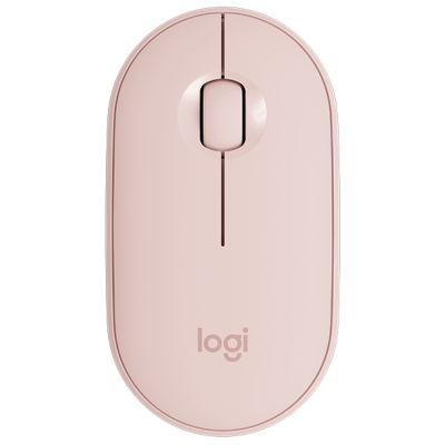 Миша бездротова Logitech Pebble M350, Rose, Bluetooth/2.4GHz, оптична, 1000 dpi, 3 кнопки, 1xAA (910-005717)