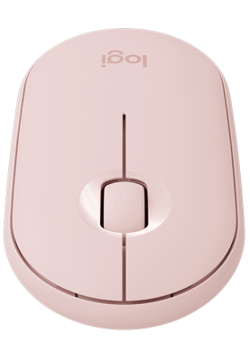 Миша бездротова Logitech Pebble M350, Rose, Bluetooth/2.4GHz, оптична, 1000 dpi, 3 кнопки, 1xAA (910-005717)
