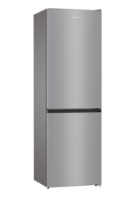 Холодильник Gorenje RK6191ES4, Steel, двокамерний, загальний об'єм 320L, корисний об'єм 206L/108, A+, 185x60x59.2