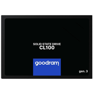 Твердотільний накопичувач 240Gb, Goodram CL100 (Gen.3), SATA3, 2.5", 3D TLC, 520/400 MB/s (SSDPR-CL100-240-G3)