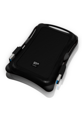 Зовнішній жорсткий диск 1Tb Silicon Power Armor A30, Black, 2.5", USB 3.2 (SP010TBPHDA30S3A)