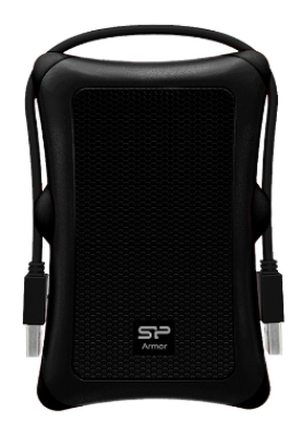 Зовнішній жорсткий диск 1Tb Silicon Power Armor A30, Black, 2.5", USB 3.2 (SP010TBPHDA30S3A)
