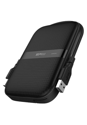 Зовнішній жорсткий диск 1Tb Silicon Power Armor A60, Black, 2.5", USB 3.2 (SP010TBPHDA60S3A)