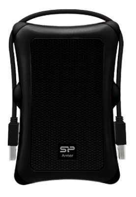 Зовнішній жорсткий диск 2Tb Silicon Power Armor A30, Black, 2.5", USB 3.2 (SP020TBPHDA30S3A)