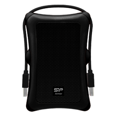 Зовнішній жорсткий диск 2Tb Silicon Power Armor A30, Black, 2.5", USB 3.2 (SP020TBPHDA30S3A)