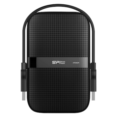 Зовнішній жорсткий диск 2Tb Silicon Power Armor A60, Black, 2.5", USB 3.2 (SP020TBPHDA60S3A)