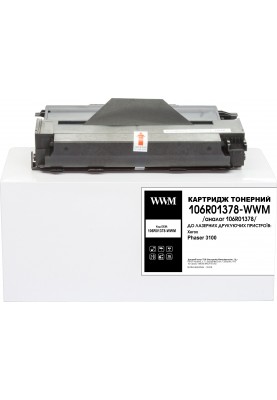 Картридж Xerox 106R01378, Black, Phaser 3100MFP, 3000 стор, WWM (106R01378-WWM)