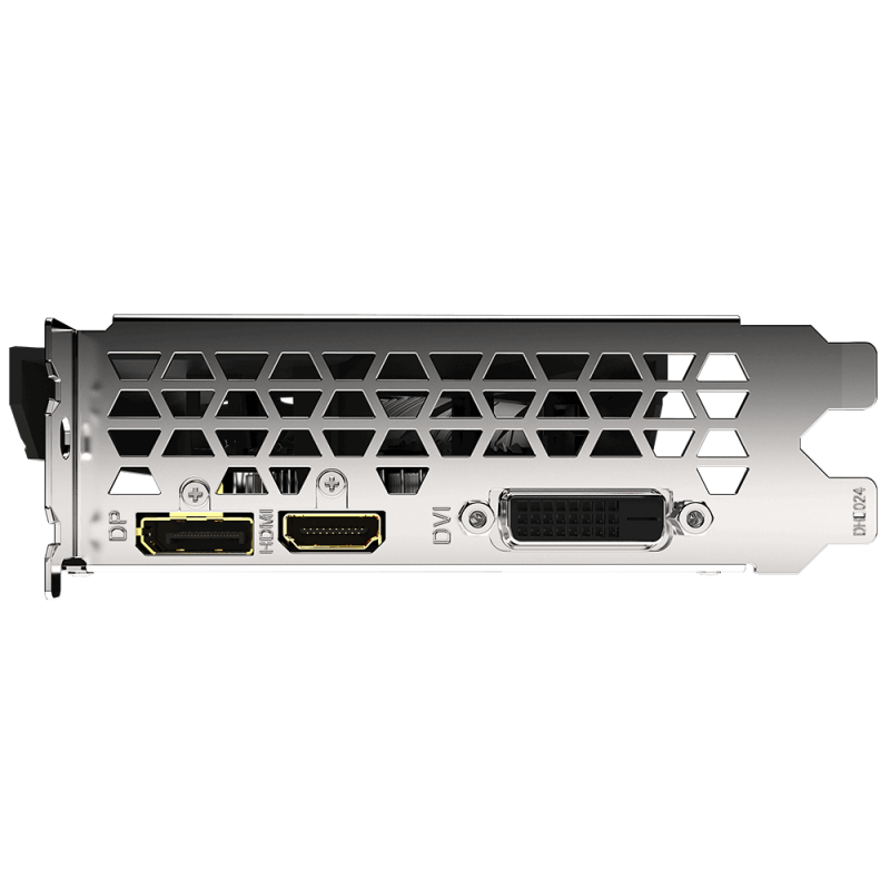 Відеокарта GeForce GTX 1650, Gigabyte, OC, 4Gb GDDR6, 128-bit, DVI/HDMI/DP, 1635/12000 MHz (GV-N1656OC-4GD)