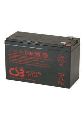 Батарея для ДБЖ 12В 7.2Ач CSB / GP1272F2 / ШхДхВ 65х151х100  (GP1272F2-28W)